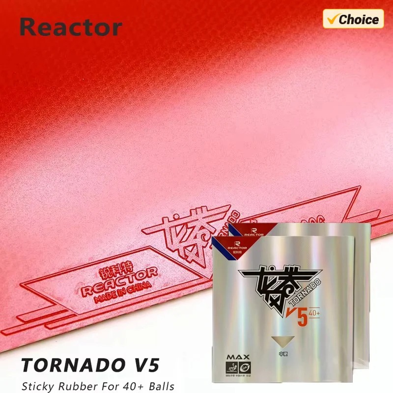 Table Tennis Grip - مطاط تنس الطاولة REACTOR Tornado V5