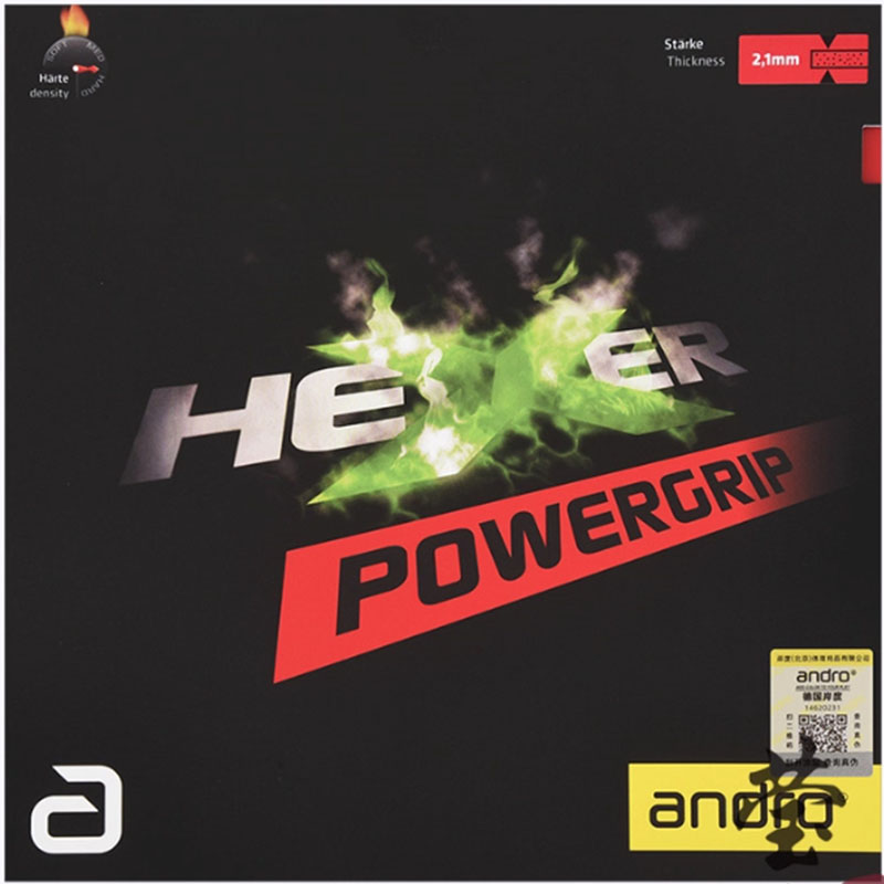 مطاط تنس الطاولة Andro HEXER G - مراجعة Table Tennis Grip وسعره