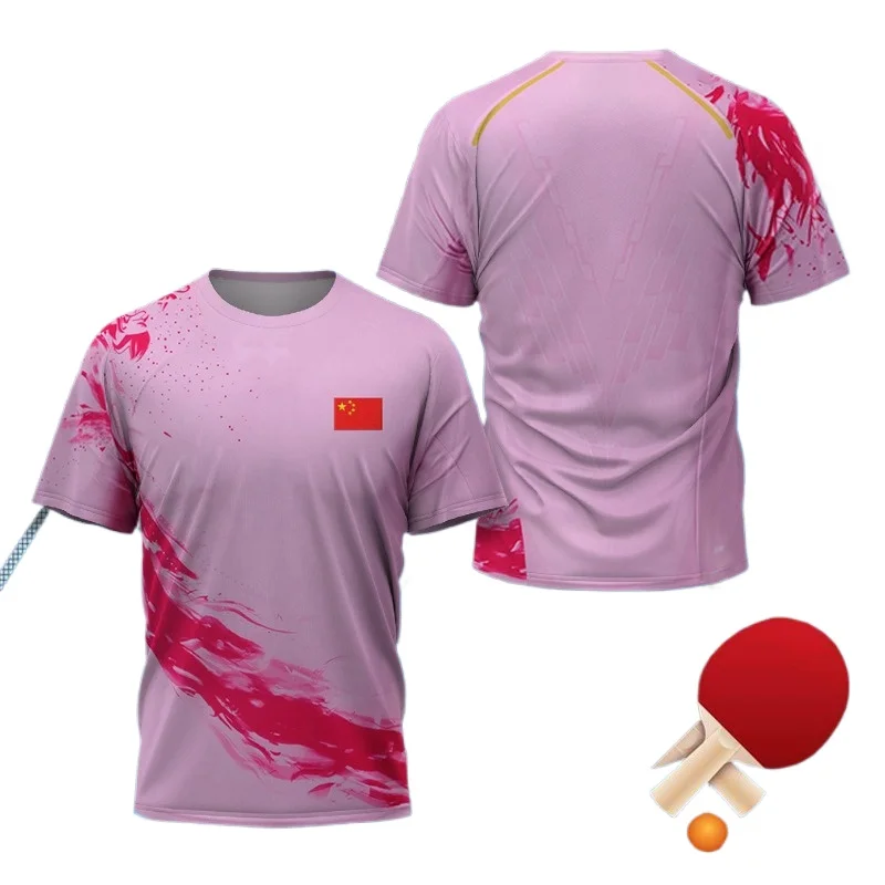 قميص رياضي للرجال بتصميم تنس ا - مراجعة Table Tennis Uniform وسعره